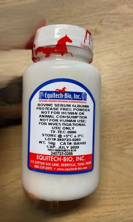 Bovine Serum Albumin ''BSA'' in NEB buffer   4x 1.5 mL